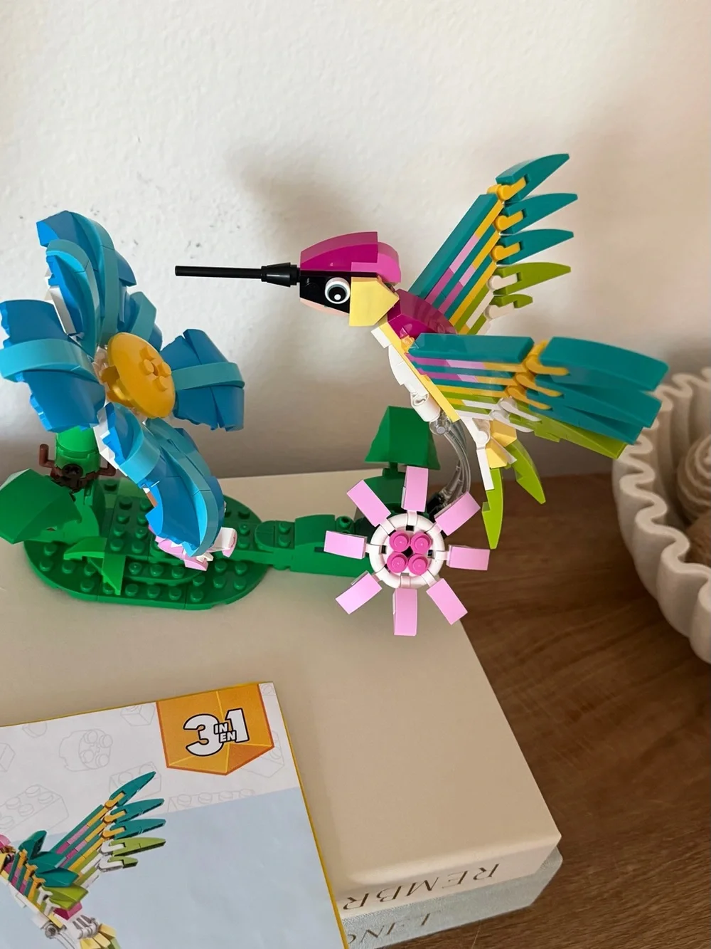 Lego Creator Hummingbird/Fish/Butterfly Set in Blue, Pink, Green, Yellow